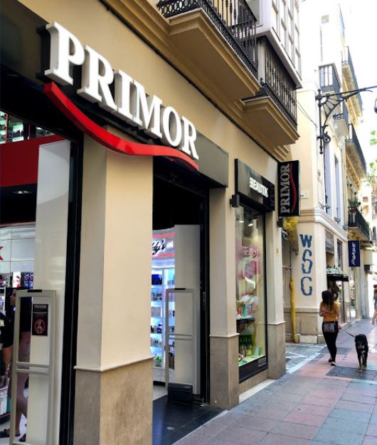 Perfumería en el centro de Málaga Primor